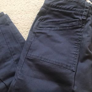 LOFT ASHY BLUE/GREY PANTS